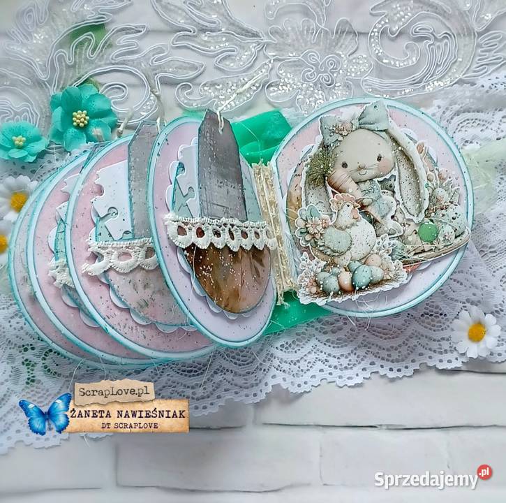 Mini albumik wielkanoc prezent zajączek Mszana Dolna