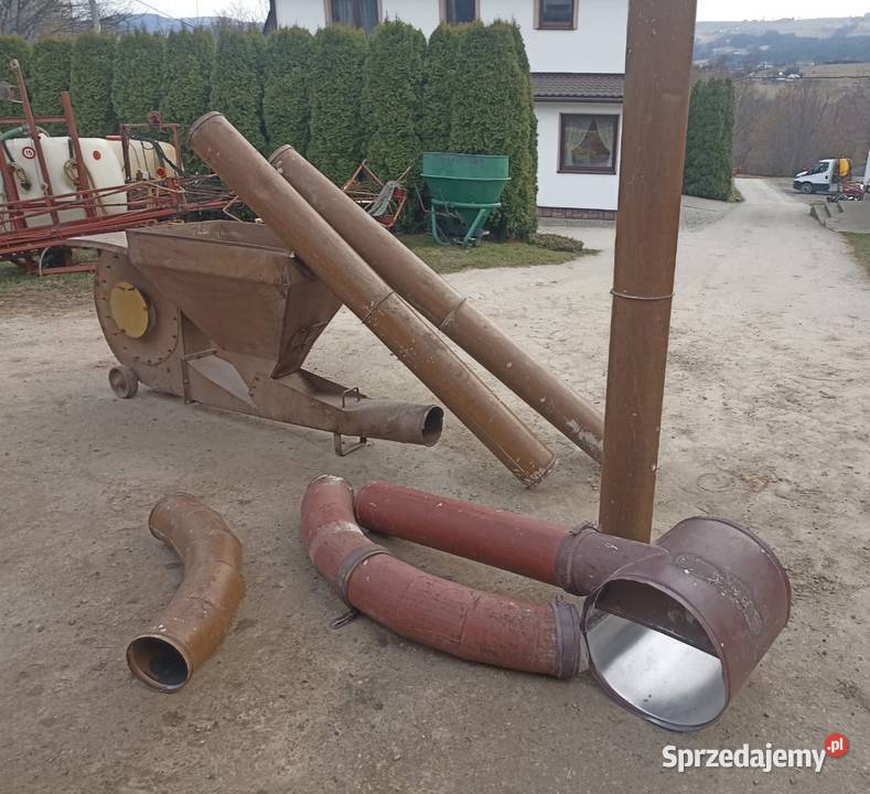Dmuchawa do zboża polska z rurami nieuszkodzony Pisarzowa