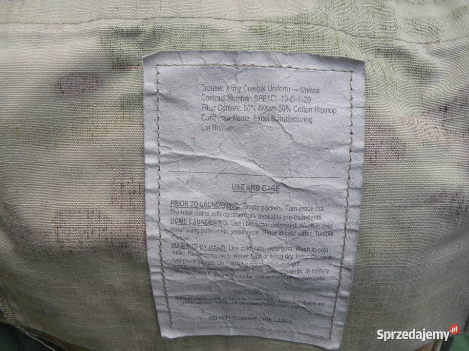 Spodnie ACU multicam ocp small regular joggery 2 Wrocław