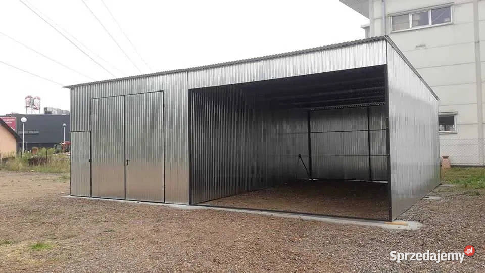 Garaż Blaszany Hala Blaszana Magazyn Blaszany Sprzedaż Oława sprzedam