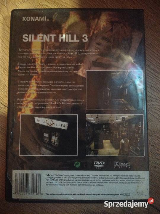 Gra Silent Hill 3 na Sony PlayStation 2