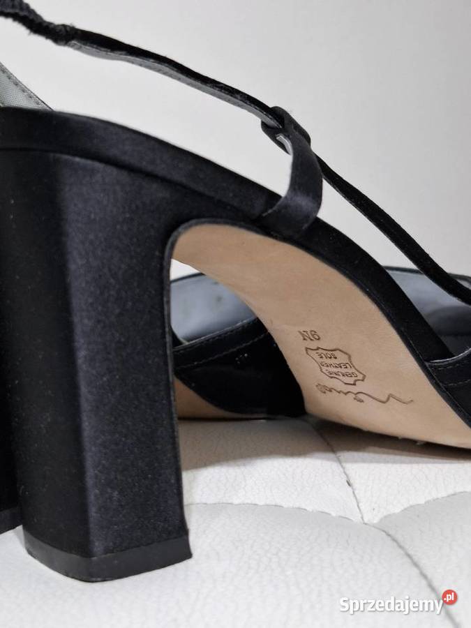Czółenka 40 wieczorowe Nina York eleganckie czarny Kraków sprzedam
