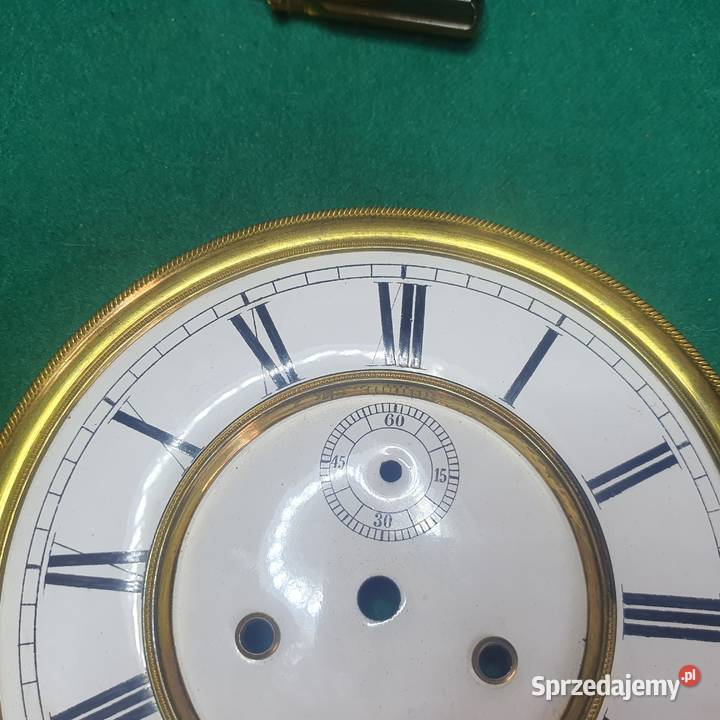 Biała tarcza porcelanowa 185 do zegara linkowego Wrocław
