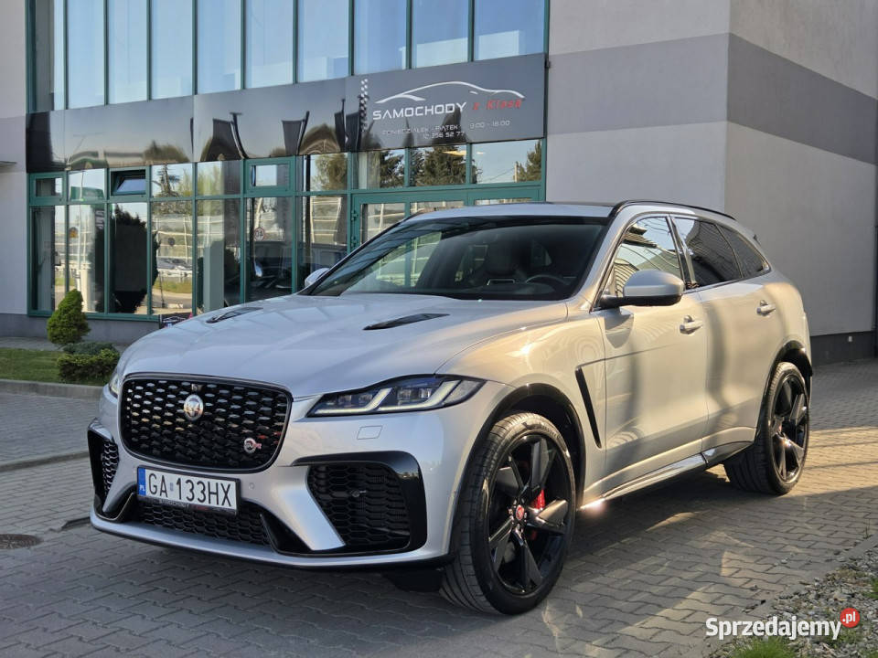 Jaguar FPACE SVR 50 V8 Supercharged 550 tempomat Węgrzce