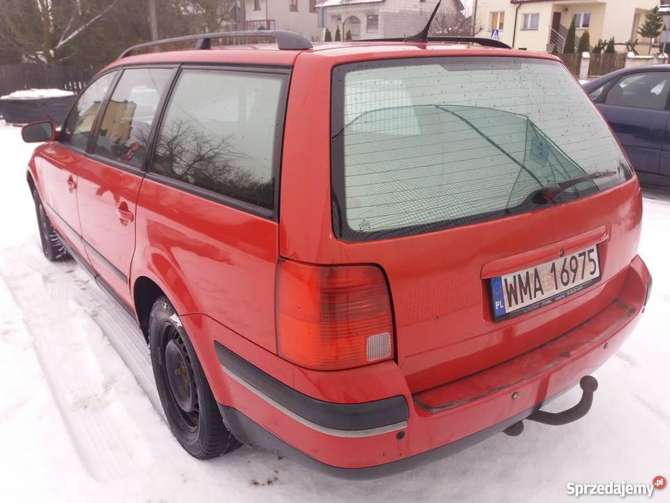 VW Passat B5 19 TDI 90 1999r welurowa tapicerka Ostrołęka
