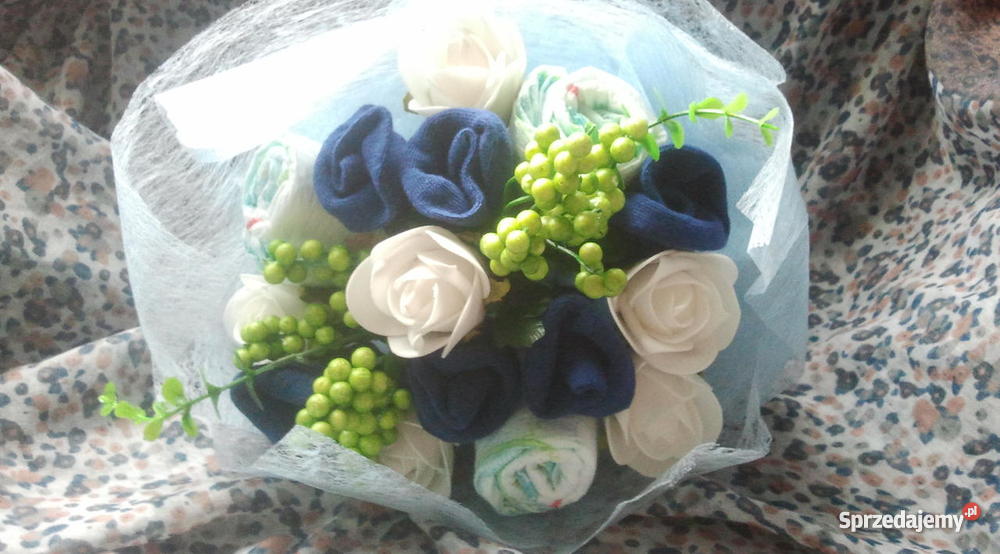 Bukiet z pampersów i skarpetek Olsztyn sprzedam