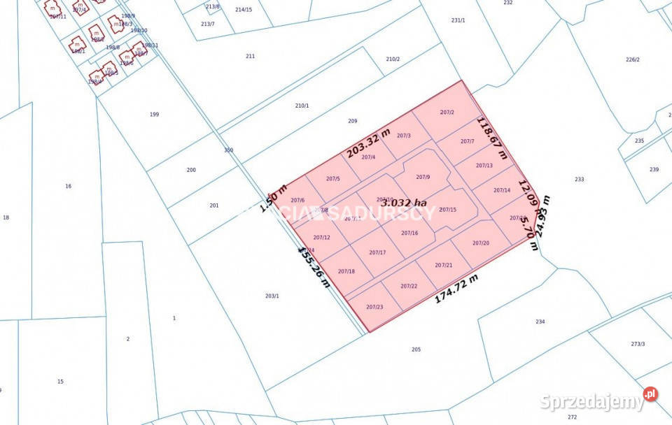 Działka 30420m2 Młodziejowice 159zł/m2