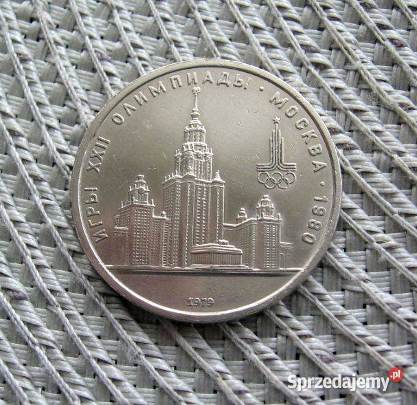 CCCP 1 Rubel 1979r Olimpiada Moskwa Kalisz sprzedam