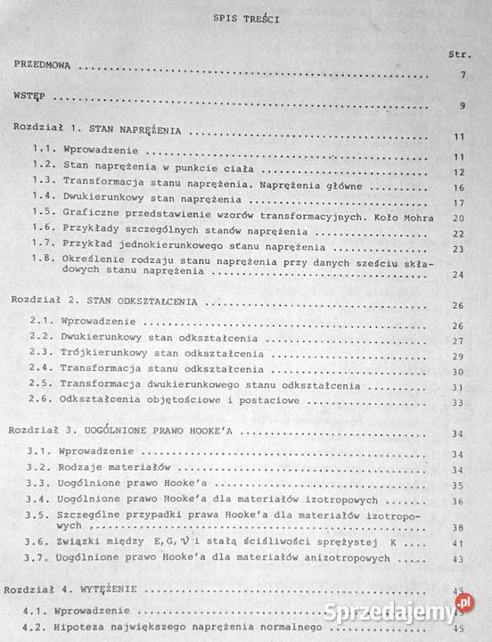 Wytrzymałość materiałów Walery Szuścik Jerzy Chełm