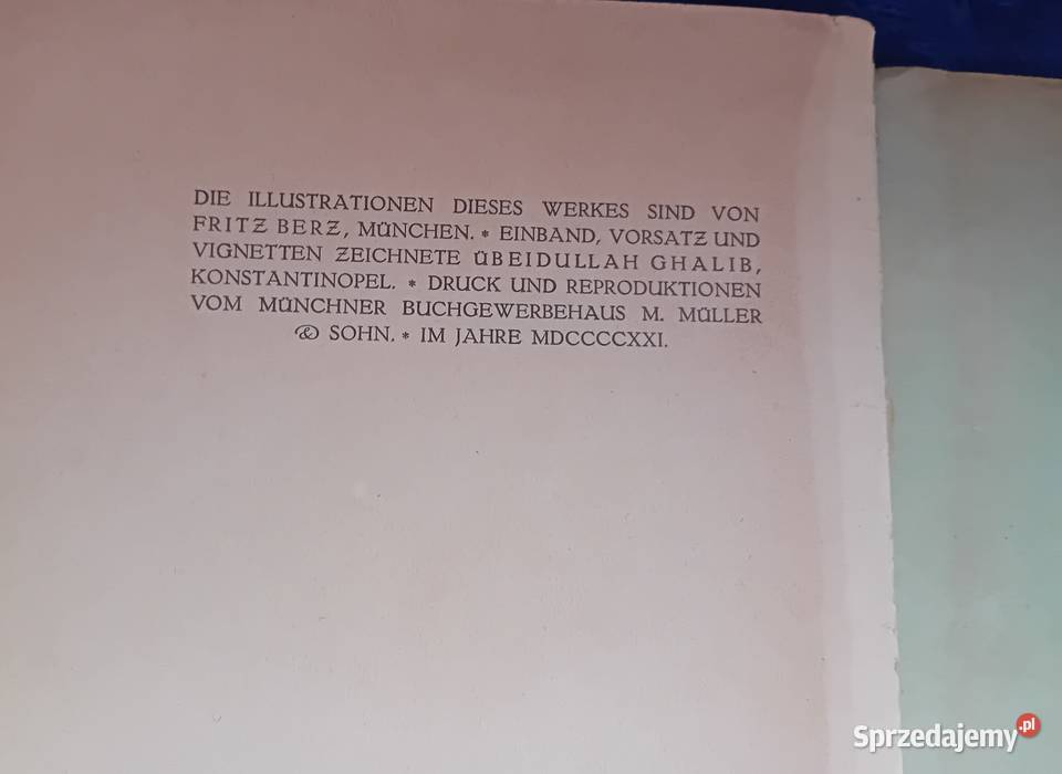 Hafis Von Der Liebe und Des Weines Gottes Antykwariat Koźminek