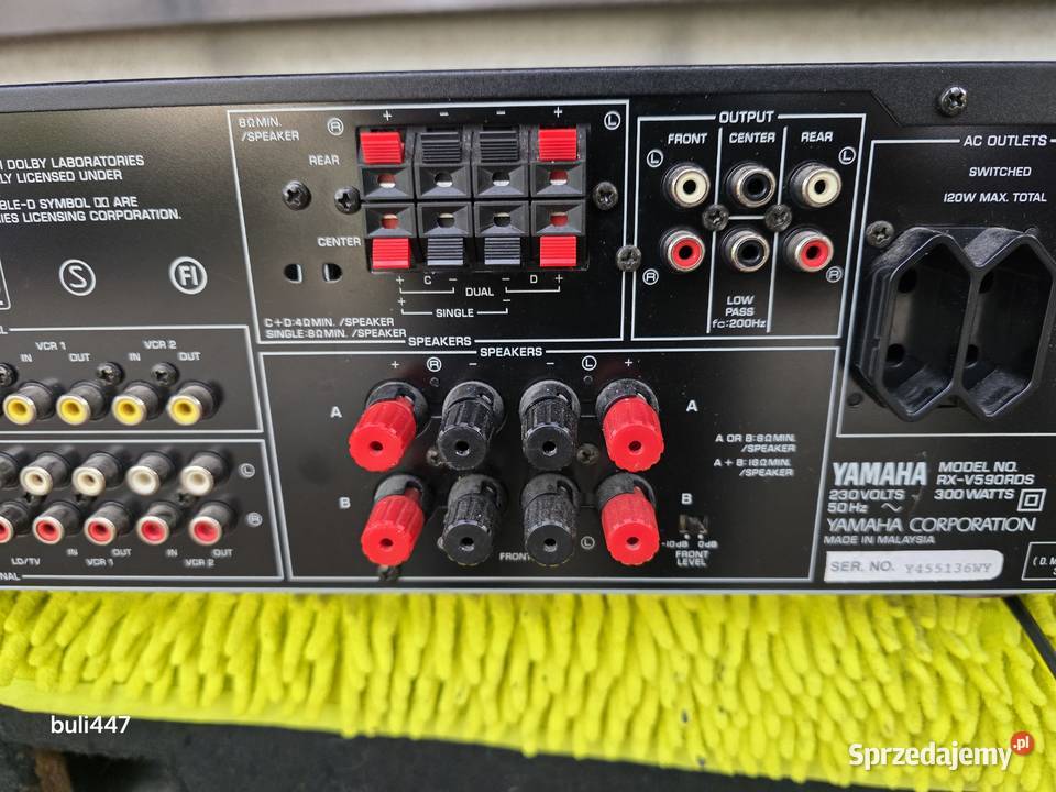 yamaha rxv590rds amplituner 51 Amplitunery śląskie sprzedam