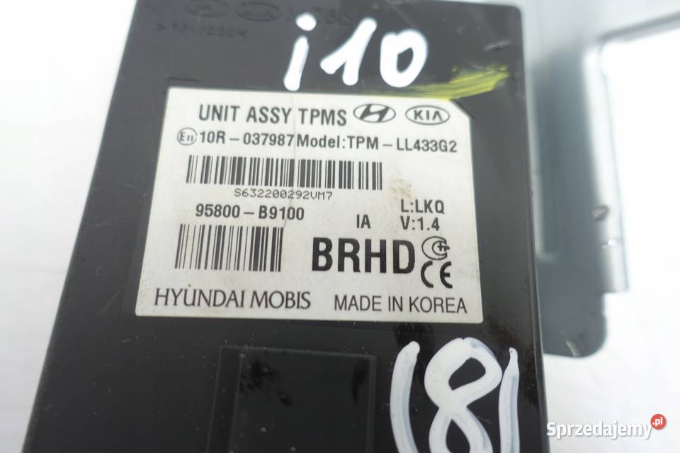 Hyundai I10 II STEROWNIK moduł SENSOR 95800B9100 Rudka