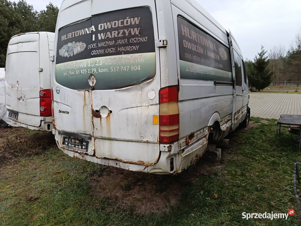 3 busy w całości na części 2x sprinter 906 klima 130KM Mercedes-Benz Wołoskowola