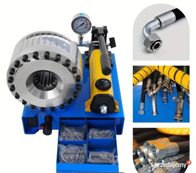 mobilna zakuwarka do węży hydraulicznych prasa Sieradz