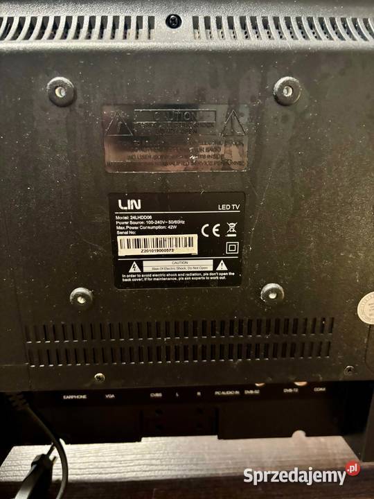 Telewizor LED Lin 24LHDD06 24 HD Ready czarny Elbląg
