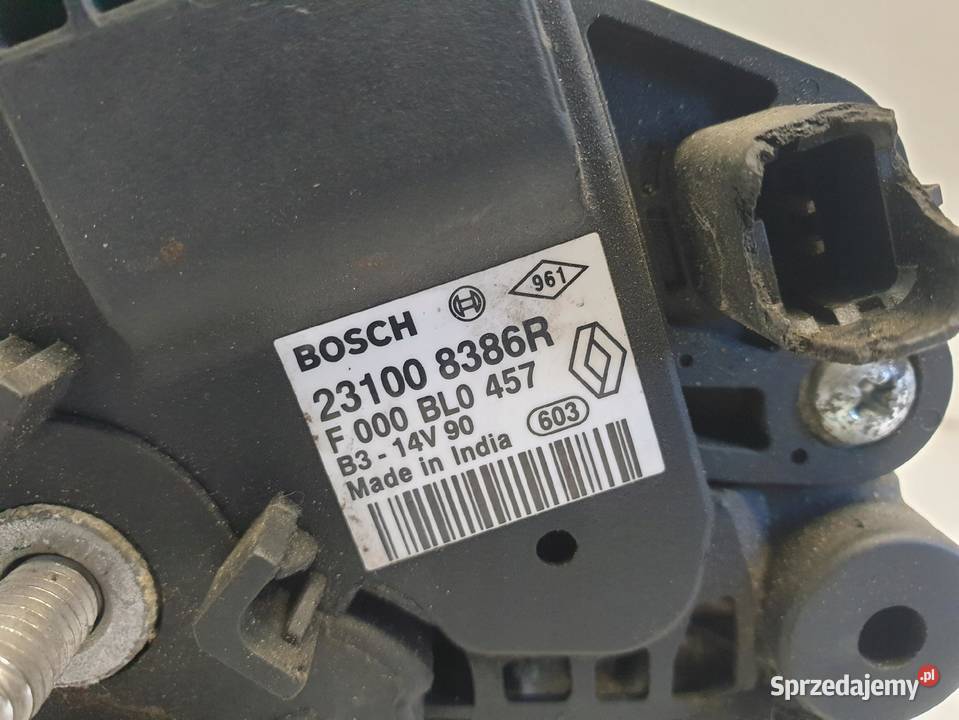 ALTERNATOR Dacia Sandero 12 16V 231008386R Chełm