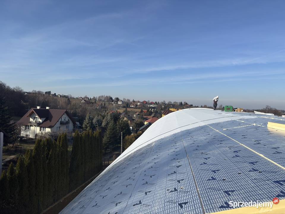 Dachy płaskie membrana PVC remonty dachów Tarnów