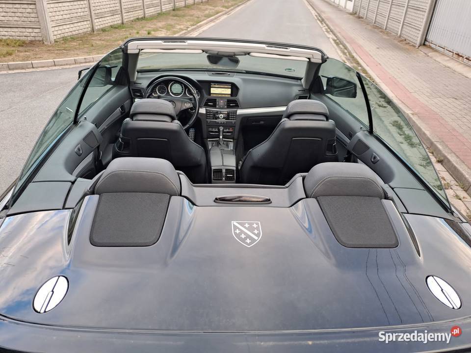 Mercedes E350 AMG Cabrio 30V6 Czarny z Niemiec Pleszówka