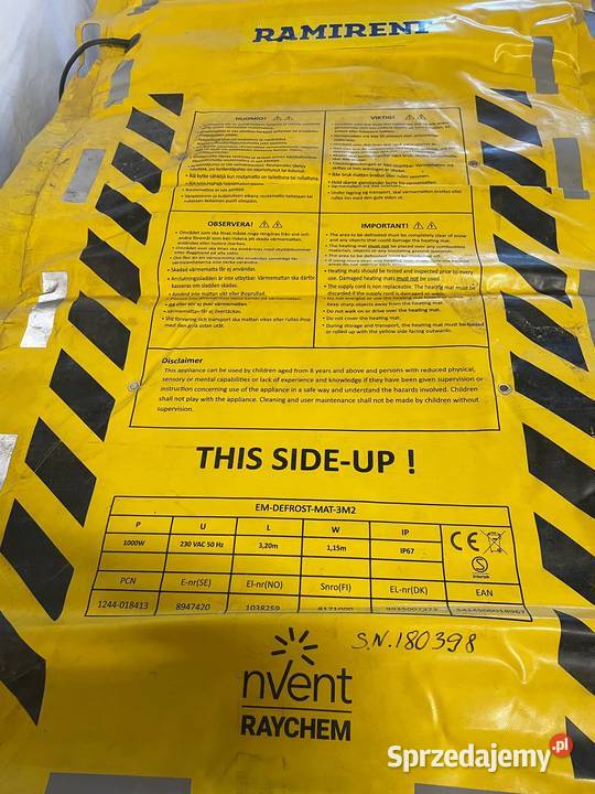 EMDEFROSTMAT przenośna mata grzewcza Raychem Produkcja Lublin