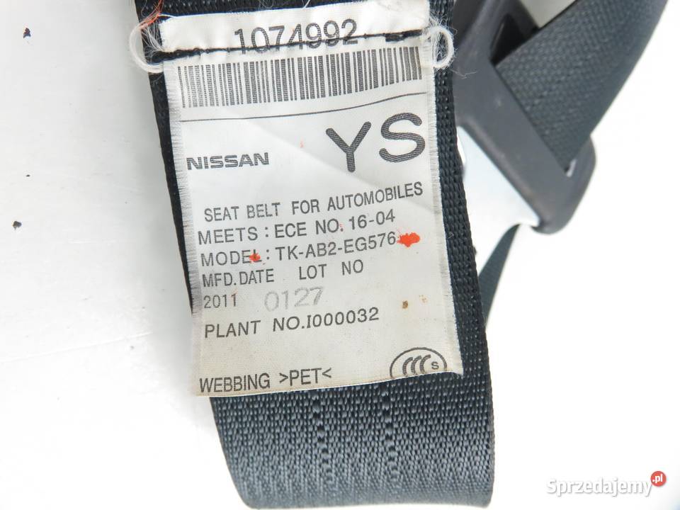 PAS PRAWY TYLNY INFINITI M Y51 Q70 TKAB2EG576