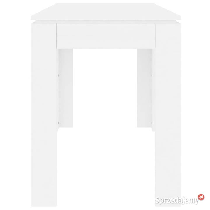 Stół jadalniany biały 120x60x76 materiał Warszawa