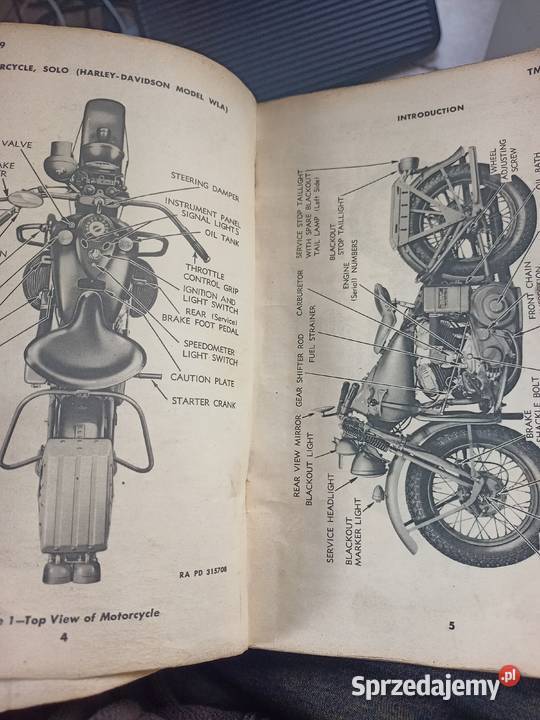 Instrukcja obsługi Harley WLA