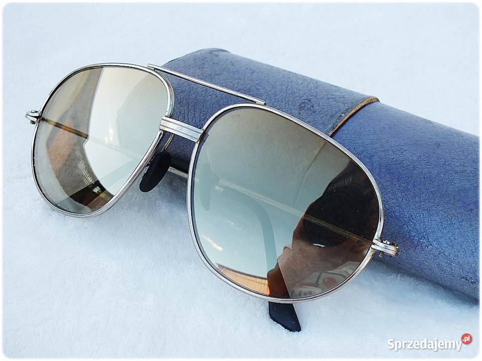 Stare Okulary przeciwsłoneczne Aviator Vintage w lubuskie Żary sprzedam