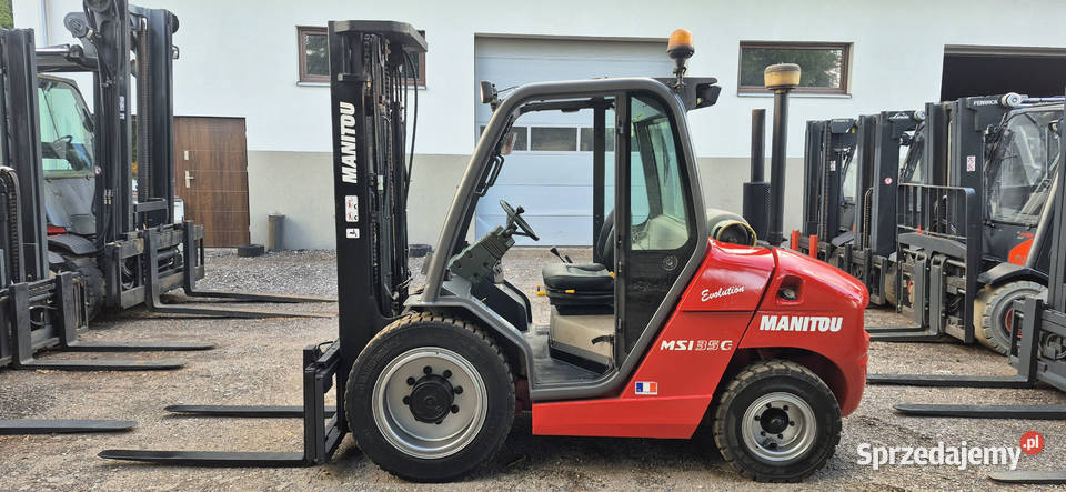 Terenowy wózek widłowy Manitou MSi35G Udźwig Wózki widłowe Małkinia Górna