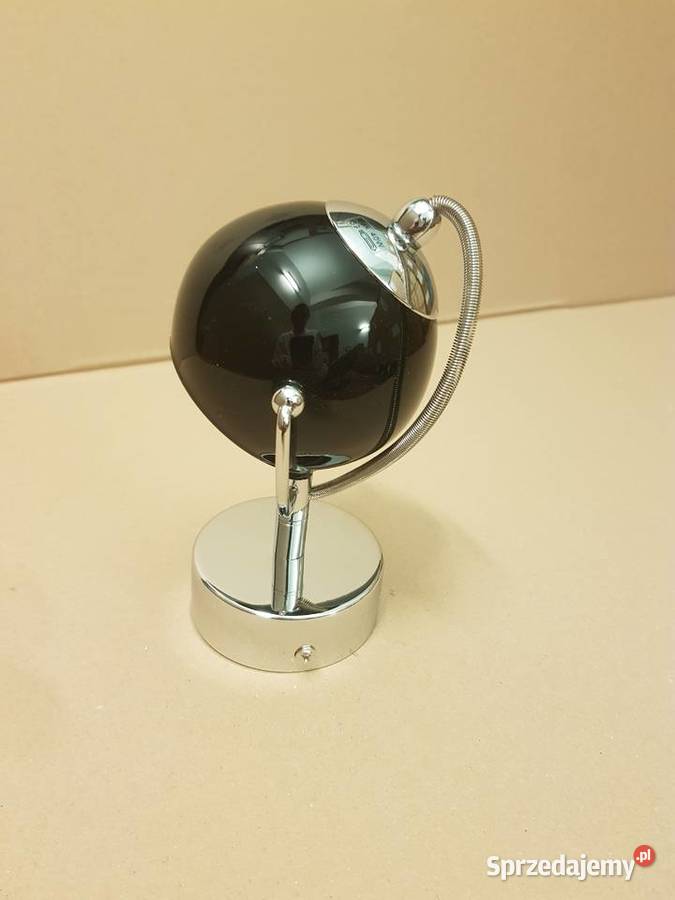Kinkiet ścienny KULA KULKA CZARNA do łazienki