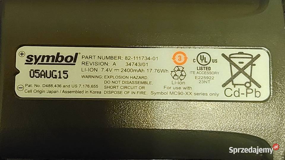Bateria Motorola MC90xx mazowieckie Warszawa