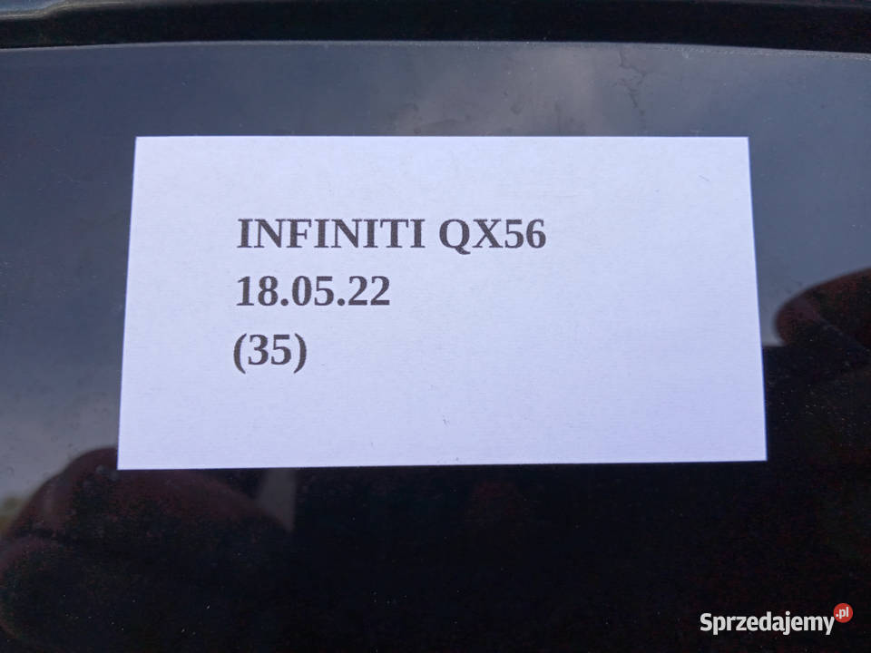 SZYBA KLAPY TYLNEJ BAGAŻNIKA INFINITI QX56 0410 Nowy Tomyśl