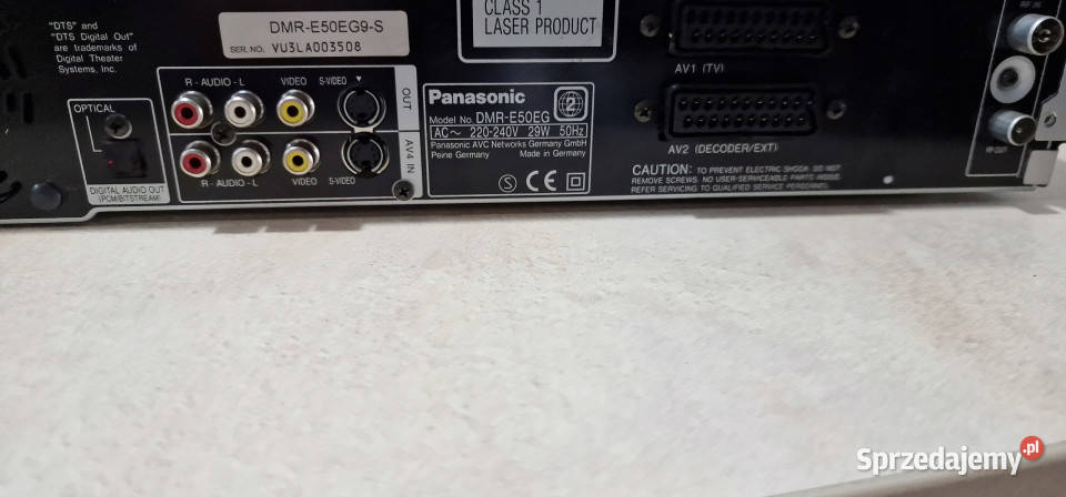 PANASONIC DMRE50 DMR E 50 Nagrywarka DVD HDD Międzychód
