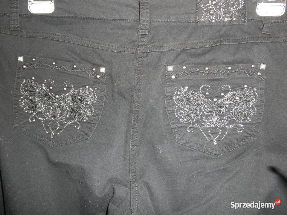 Spodnie czarne Gdańsk sprzedam