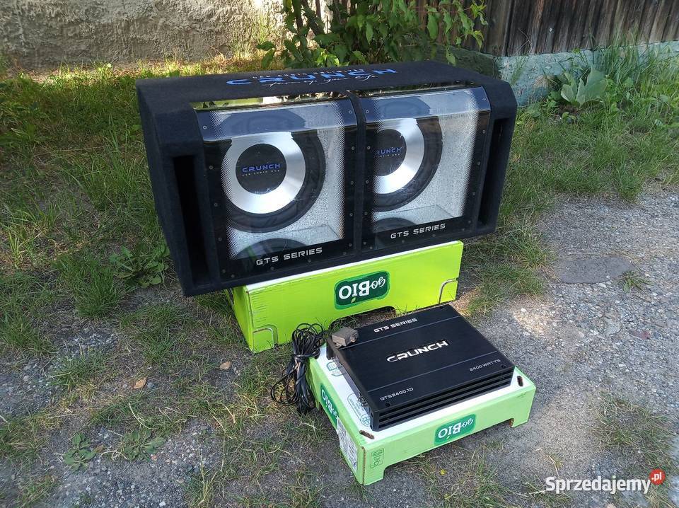 Tuba Skrzynia Basowa Subwoofer Wzmacniacz CRUNCH Dzierżoniów