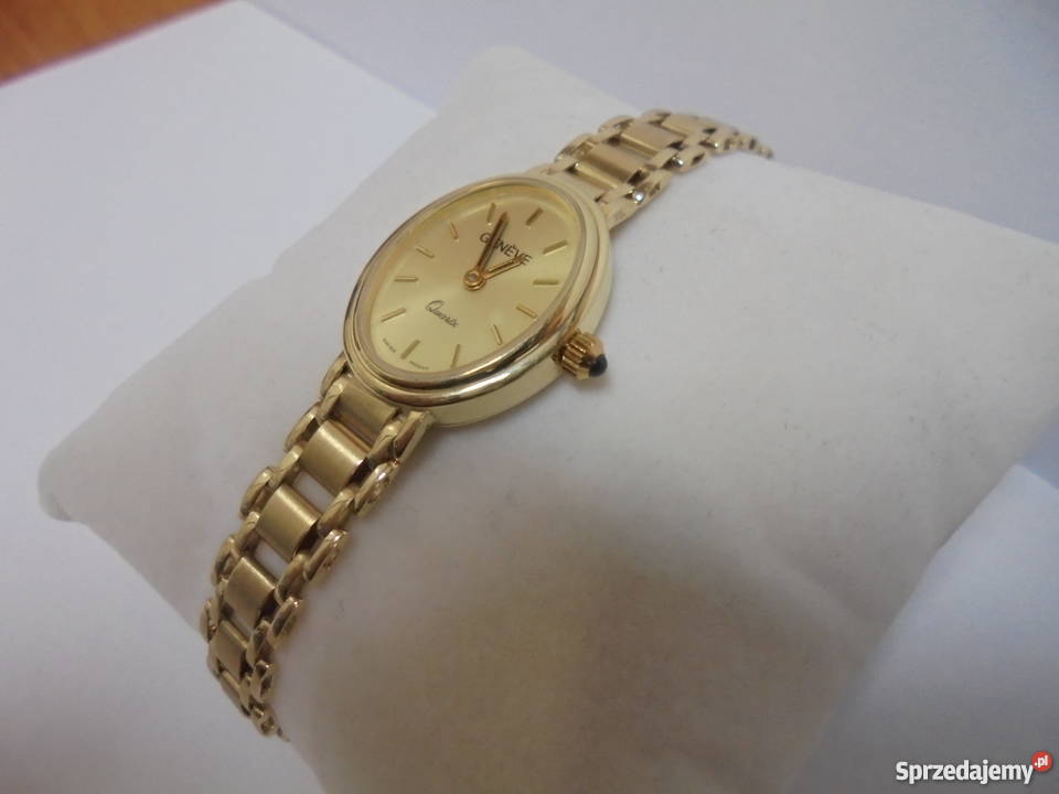 Zegarek ZŁOTY GENEVE Super STAN na rękę Katowice sprzedam