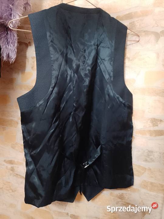 XXSXS Topman Granatowa kamizelka garniturowa z Kraków