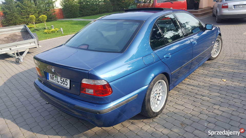 BMW e39 530d Lift M Pakiet Manual Topasblau DSP niebieski