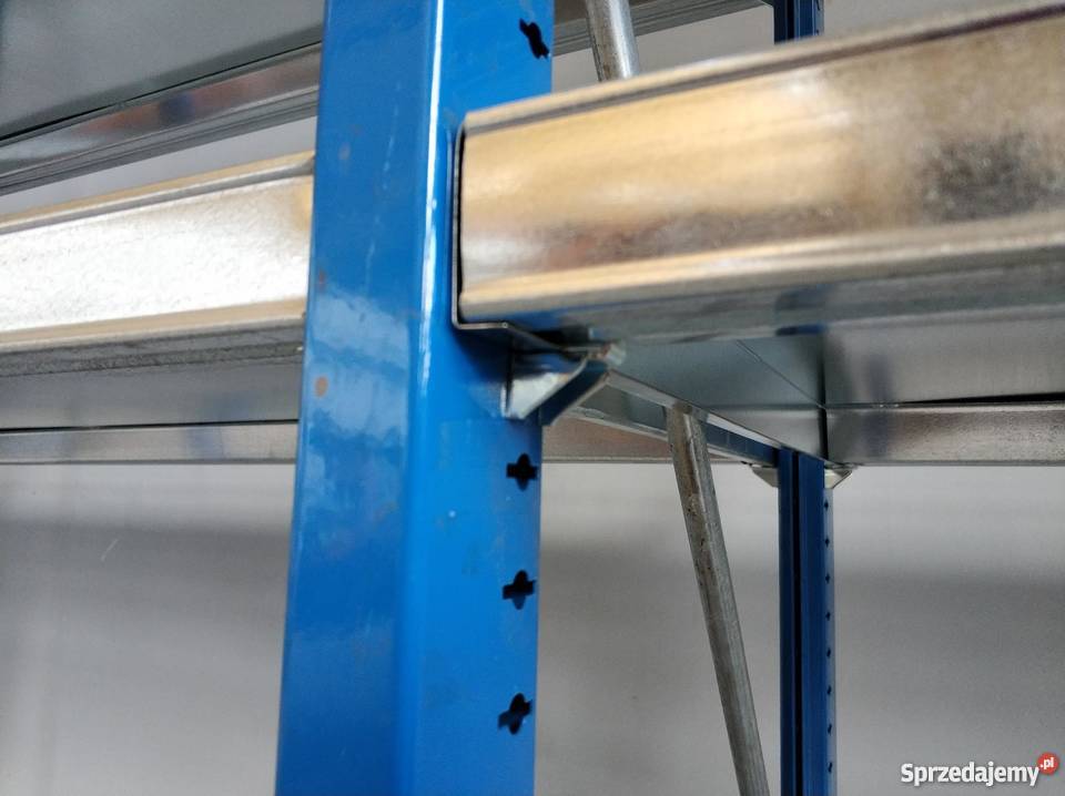 REGAŁ metalowy magazynowy warsztatowy 463x220x53 Dzierżoniów