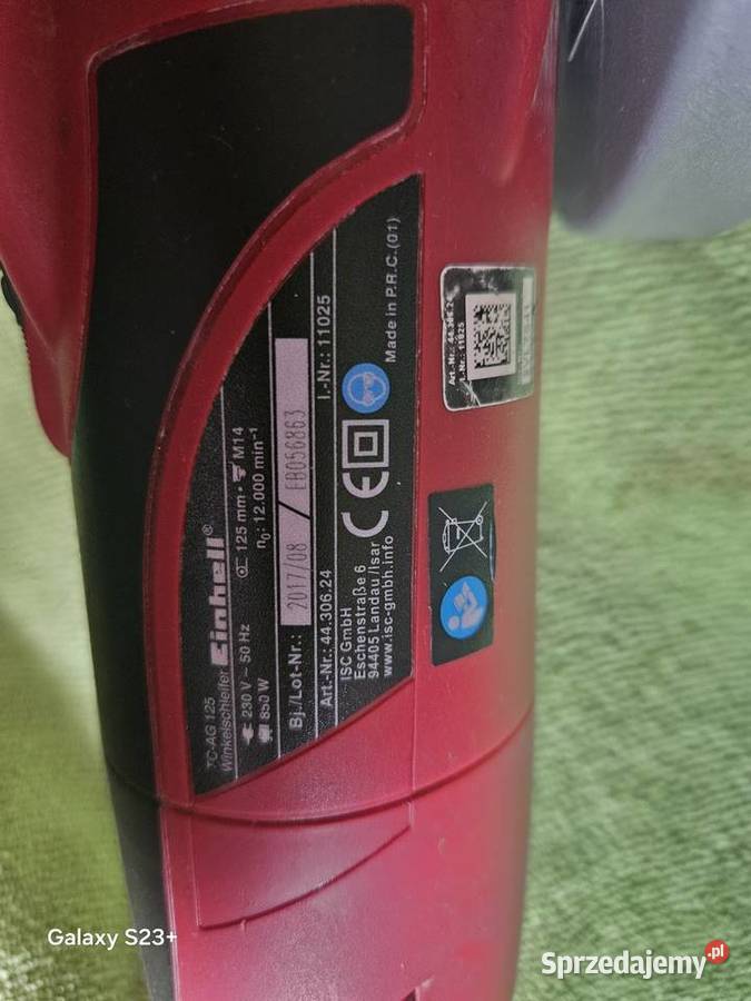 Szlifierka Einhell 850 W 125mm Aleksandrów Łódzki