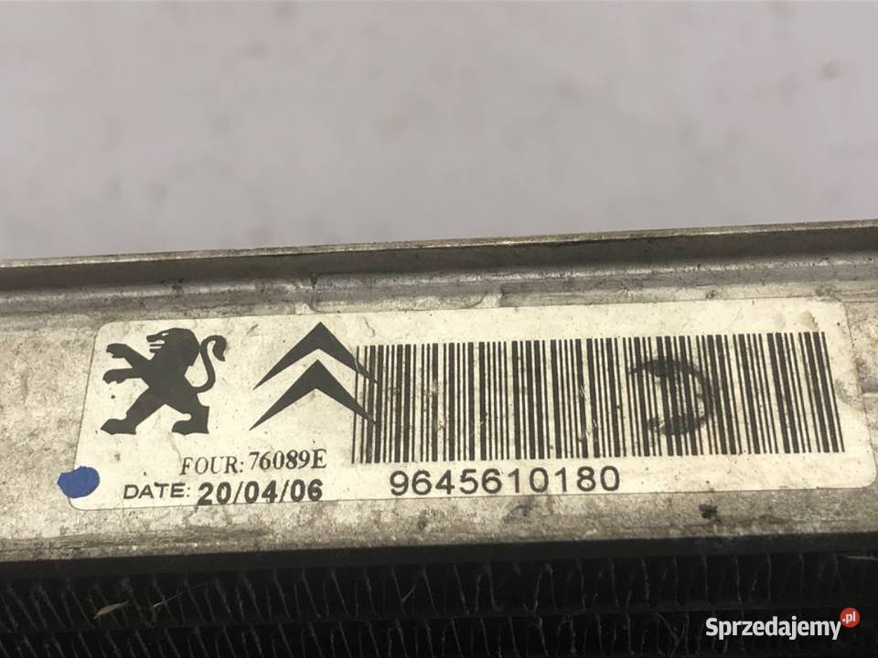 CHŁODNICA WODY PEUGEOT 407 30 211 9645610180 podkarpackie