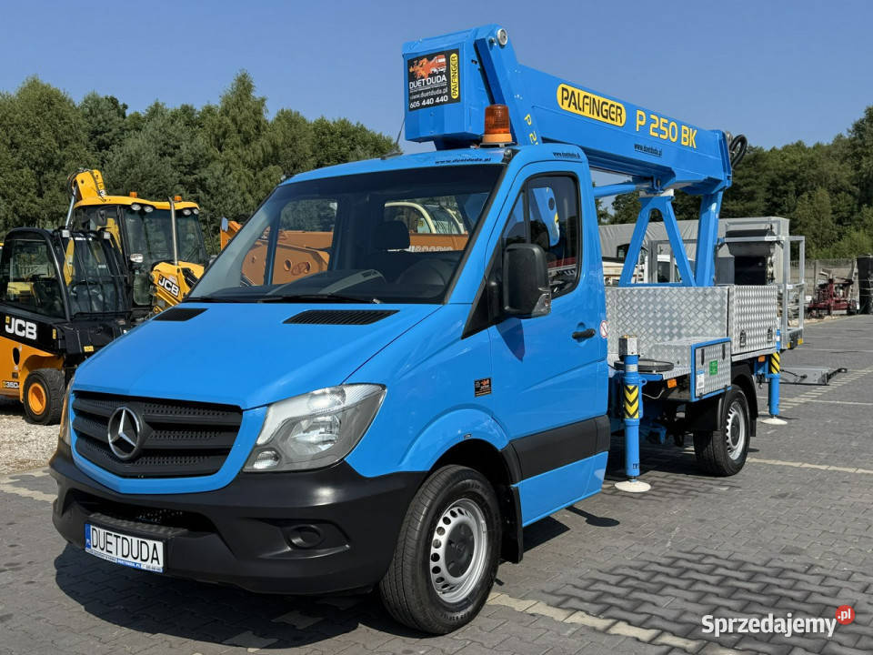 Mercedes Sprinter Podnośnik Koszowy 25m Widełki