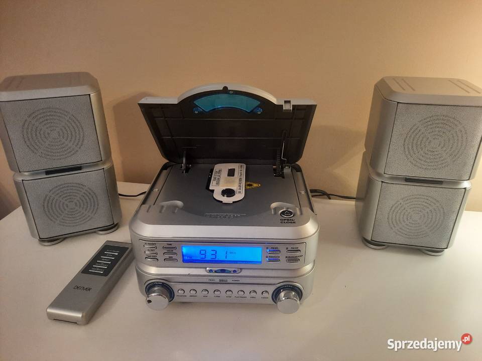 Mikro wieża Denvernowa nieużywana Piasek sprzedam