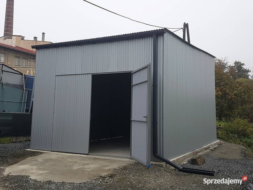Blaszana montowana hala 5x7m srebrna Kraków