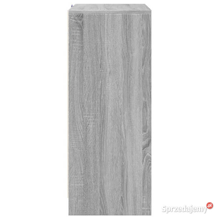 Szafka z LED szary dąb sonoma 77x34x85 WM852136 mazowieckie Warszawa sprzedam