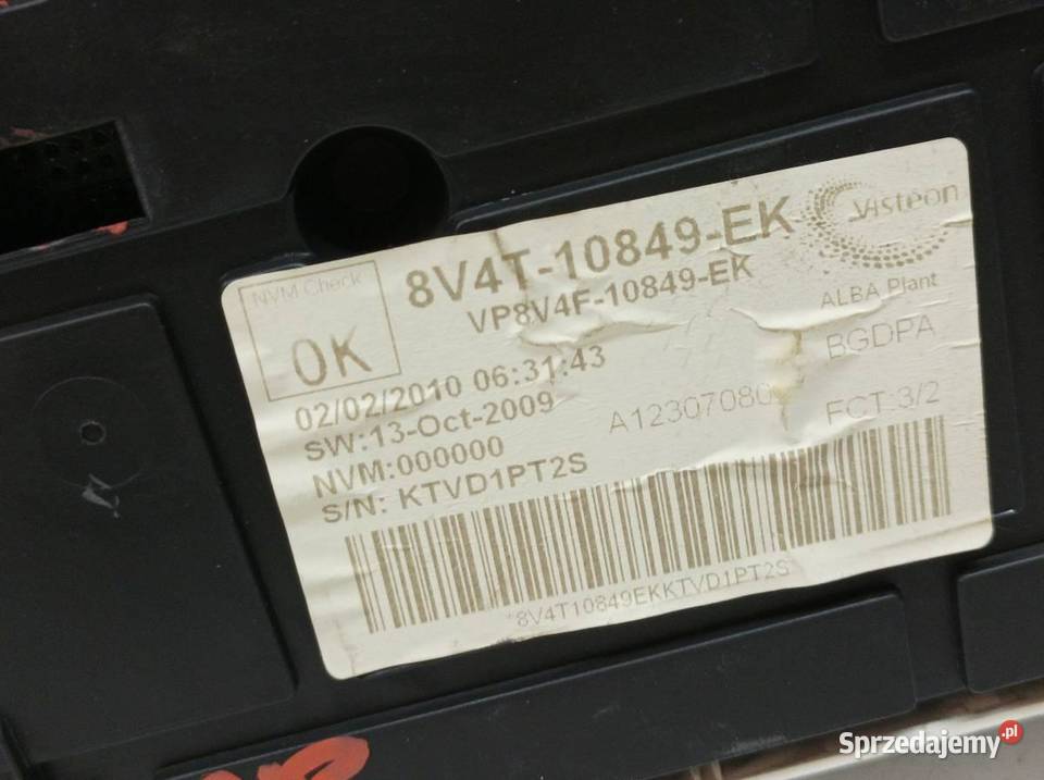 LICZNIK 8V4T10849EK 16 B 100 Ford C I 20032010