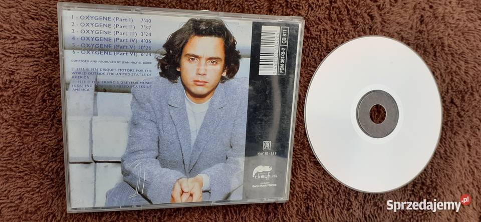 Jean Michel Jarre OxygeneCD Płyty i kasety sprzedam
