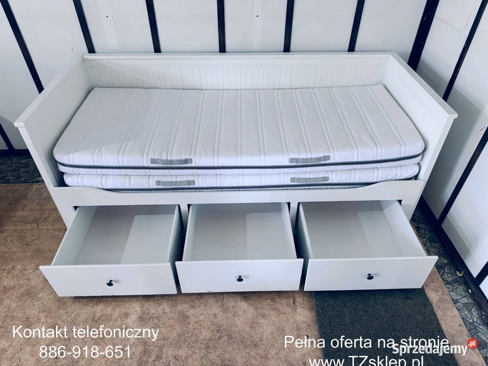 IKEA HEMNES Leżanka Łóżko z 3 szufladami 2 Łóżka sprzedam