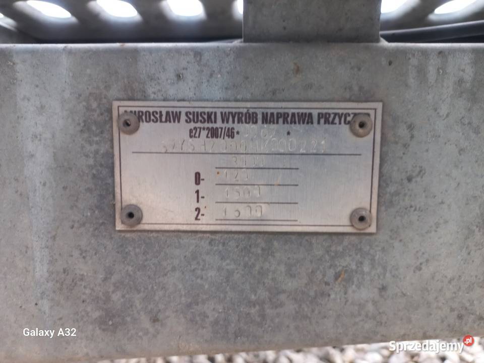 Laweta samochodowa Suski 3000 Lawety