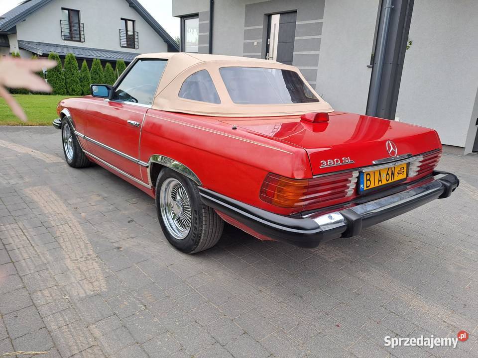 Mercedes SL380 R107 cabrio podlaskie Białystok sprzedam