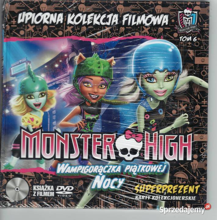 MONSTER HIGH Wampigorączka piątkowej nocy TOM 6 Łamigłówki, zagadki i gry Warszawa sprzedam